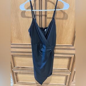 Roma Black Backless Dress